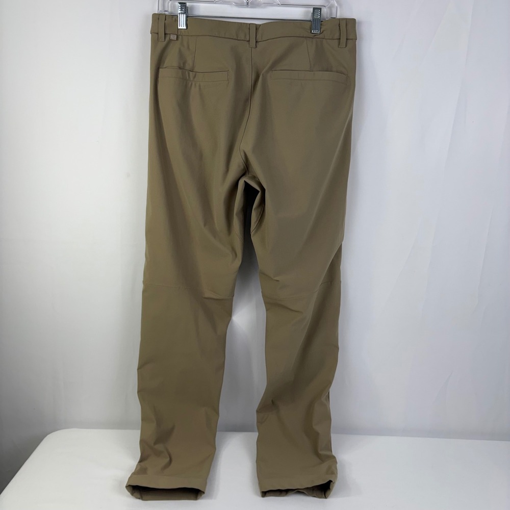 Lululemon Men's ABC Warpstreme Slim Fit Khaki Performance Pants Size 32 (32x31) - Picture 6 of 9